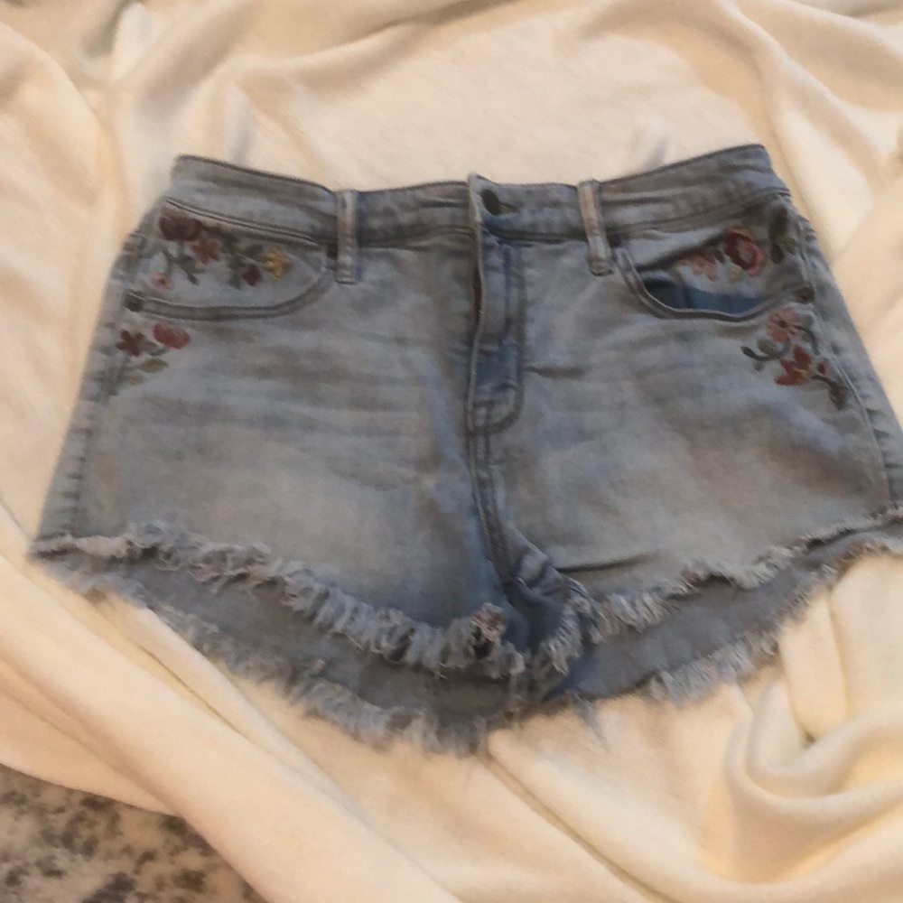 High waisted Jean shorts